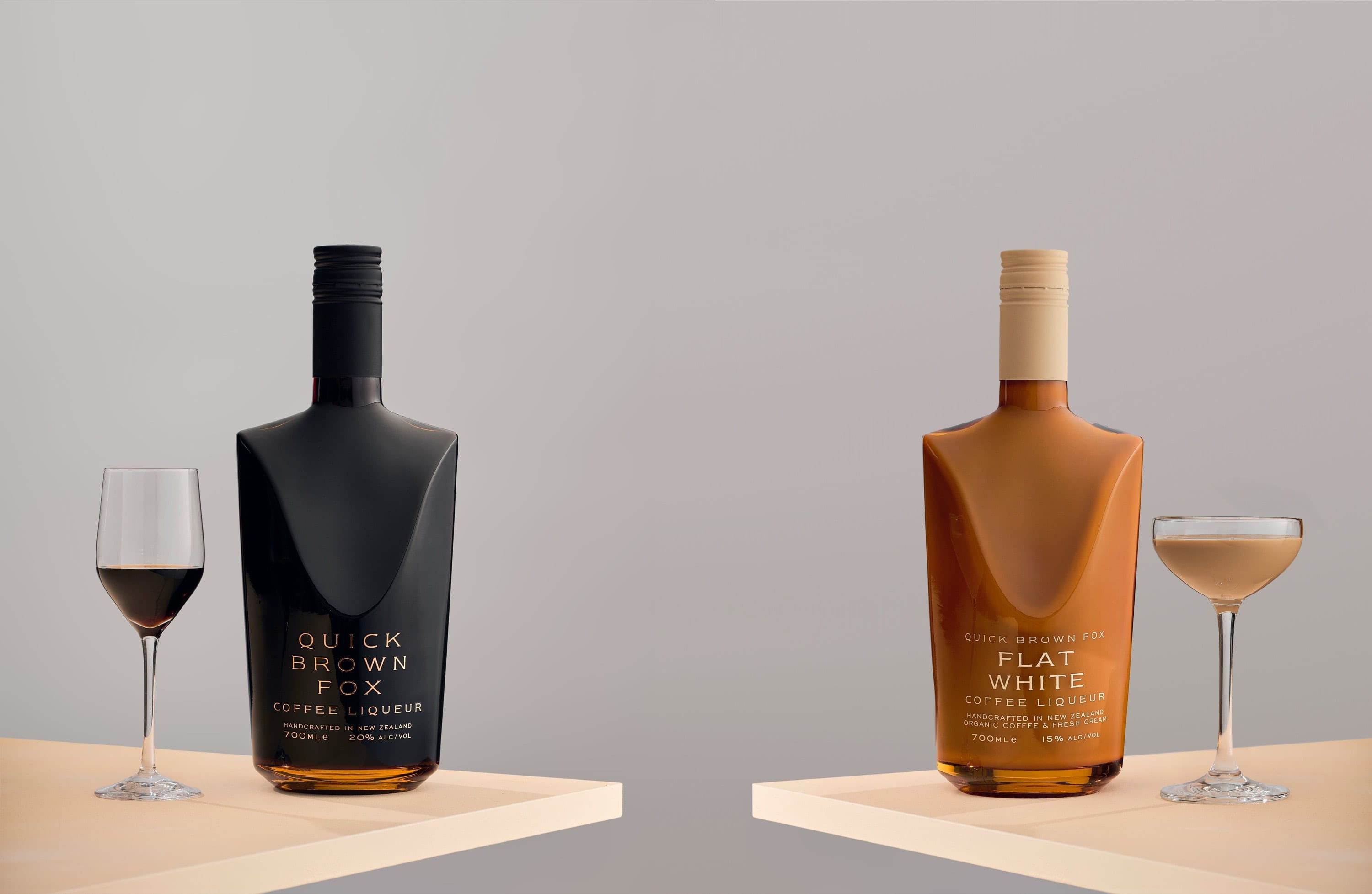 Quick Brown Fox and Flat White coffee liqueurs